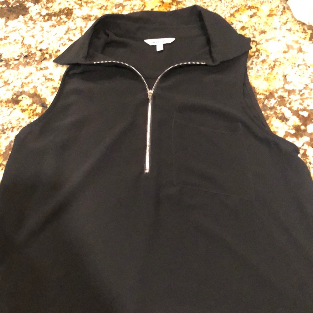Naked Zebra Zipper Tank